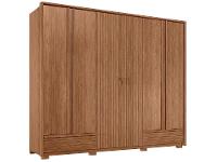 Guarda-roupa Casal 5 Gavetas 6 Portas Santos Andirá Democrata - 7