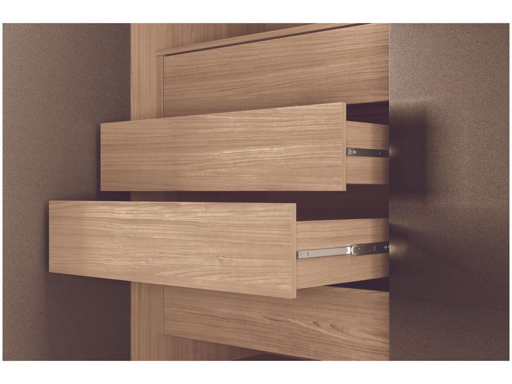 Guarda-roupa Casal 4 Gavetas 6 Portas Santos Andirá Gênova - 6