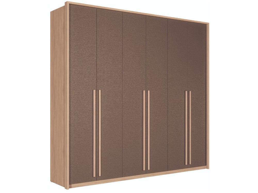 Guarda-roupa Casal 4 Gavetas 6 Portas Santos Andirá Gênova - 8