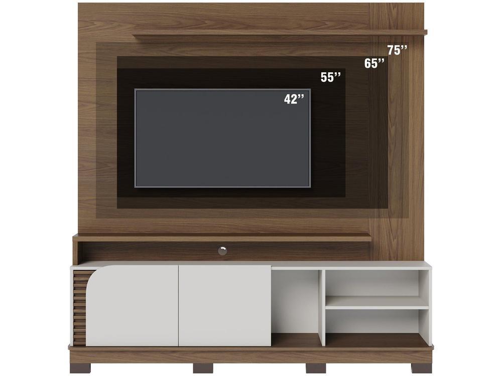 Estante para TV até 75" 2 Portas Colibri Jurerê - 3