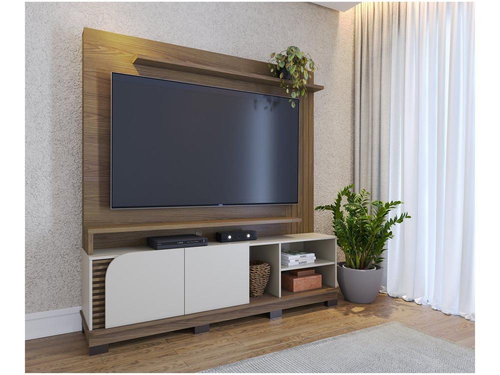 Estante para TV até 75" 2 Portas Colibri Jurerê - 4