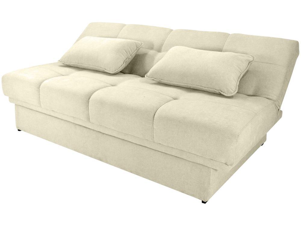 Sofá-cama Lugares Retrátil com Baú Reclinável Veludo Sany - 7