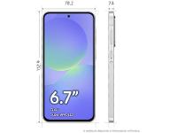 Smartphone Samsung Galaxy A36 128GB 5G 6GB RAM Branco 6,7" Câm. Tripla + Selfie 12MP - 8