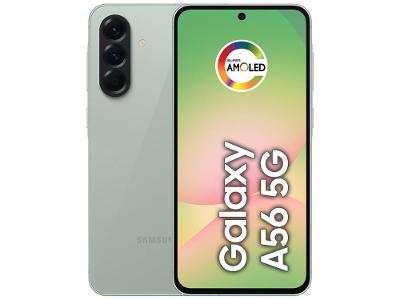Smartphone Samsung Galaxy A56 256GB 5G 8GB RAM Verde 6,7" Câm. Tripla + Selfie 12MP