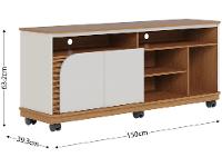 Rack para TV Até 65" 2 Portas Colibri Jurerê - 2