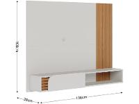 Painel para TV até 55" Colibri Jurerê - 2
