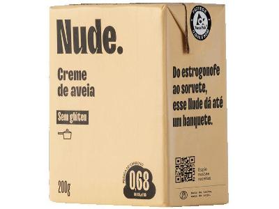 Creme Vegetal À Base de Aveia sem Glúten Nude 200g