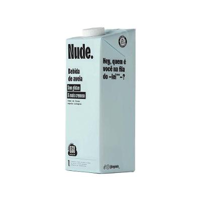 Bebida de Aveia Nude ND1008 sem Glúten Cremoso 1L