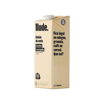 Bebida de Aveia Nude ND1003 sem Glúten Baunilha 1L