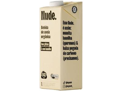 Bebida de Aveia Nude ND1003 sem Glúten Baunilha 1L