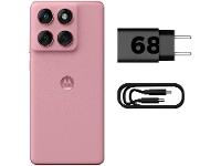 Smartphone Motorola Edge 60 Fusion 256GB Rosa 5G 8GB RAM 6,7" Câm. Dupla + Selfie 32MP - 8