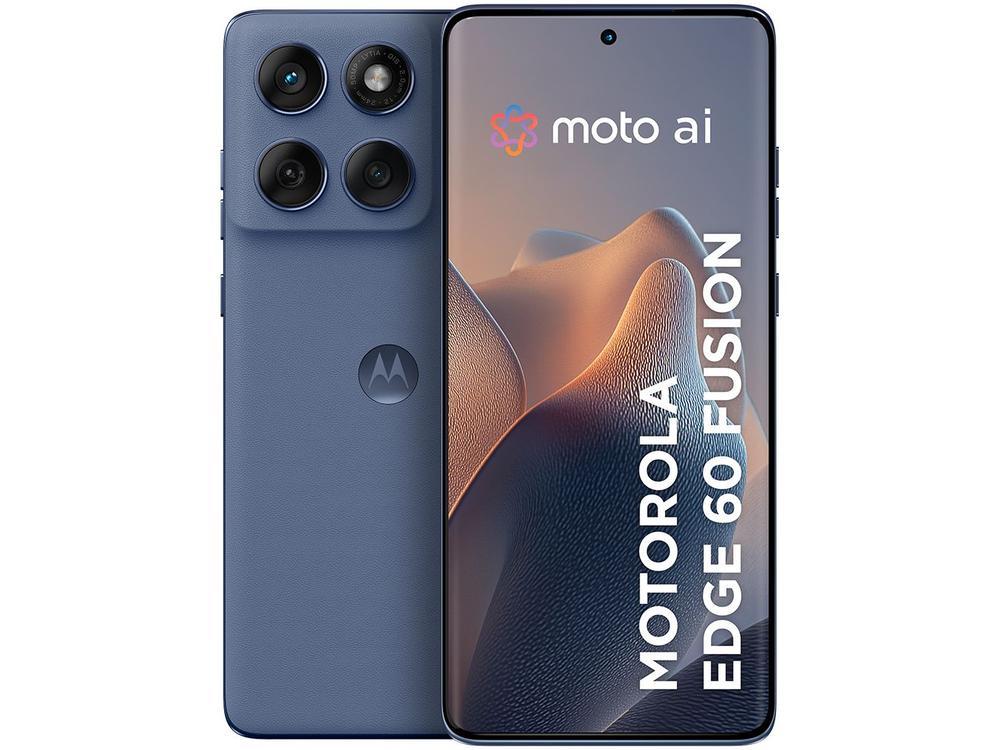 Smartphone Motorola Edge 60 Fusion 256GB Cinza 5G 8GB RAM 6,7" Câm. Dupla + Selfie 32MP - 5