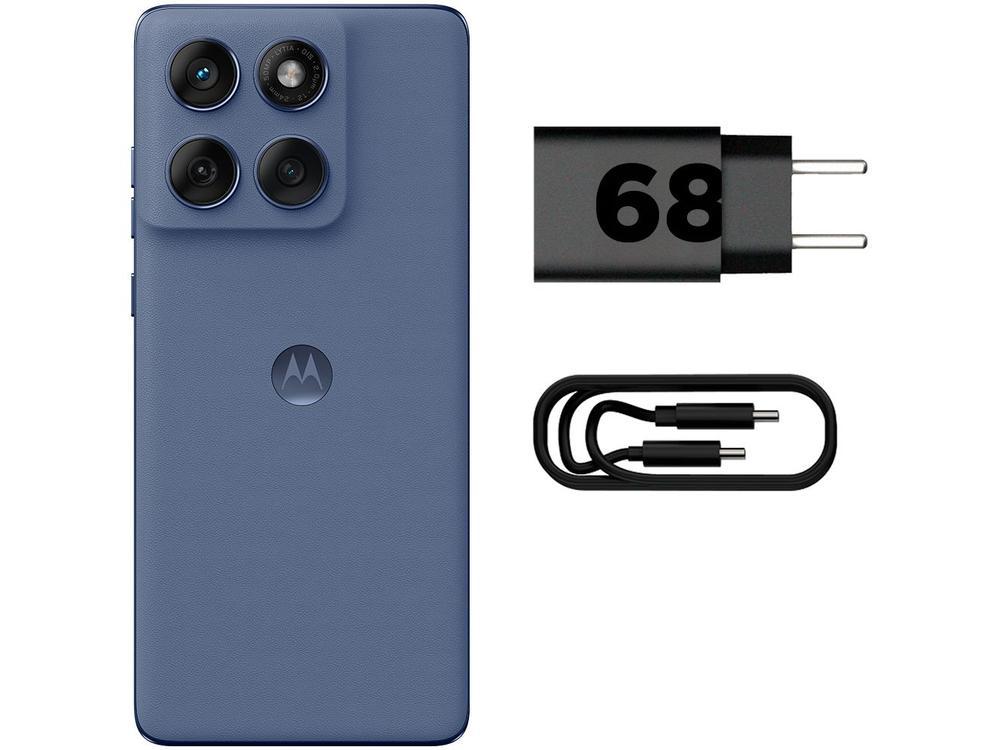 Smartphone Motorola Edge 60 Fusion 256GB Cinza 5G 8GB RAM 6,7" Câm. Dupla + Selfie 32MP - 8