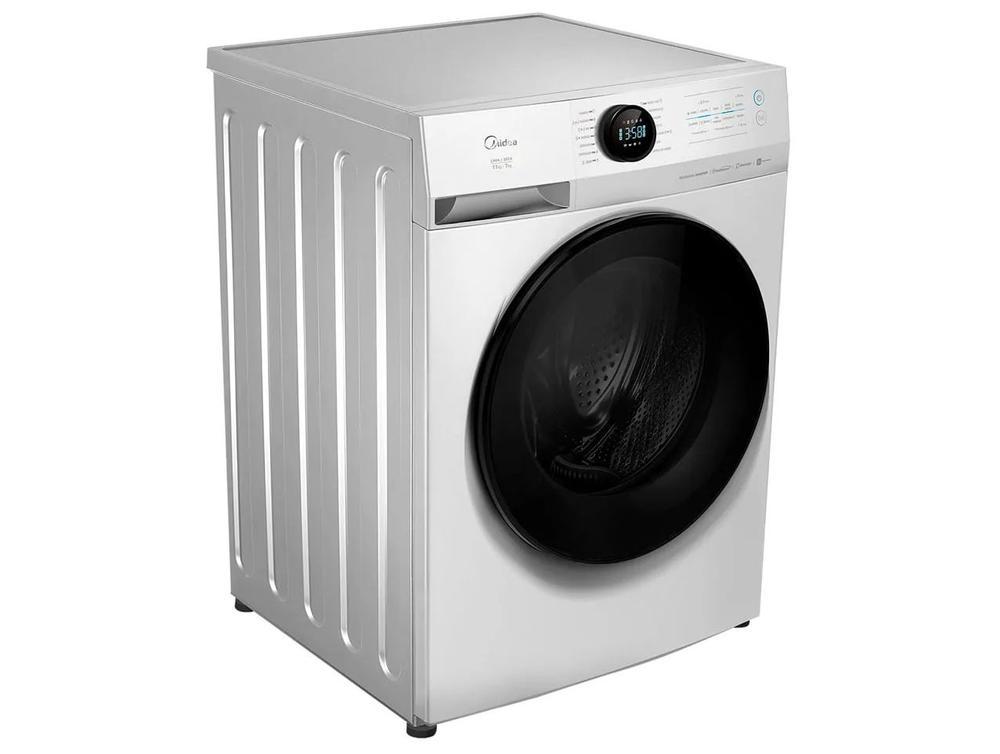 Lava e Seca Midea Slim 11kg HealthGuard Smart Inverter Água Fria e Quente Branca MF201D110WB/WK-02 - 9