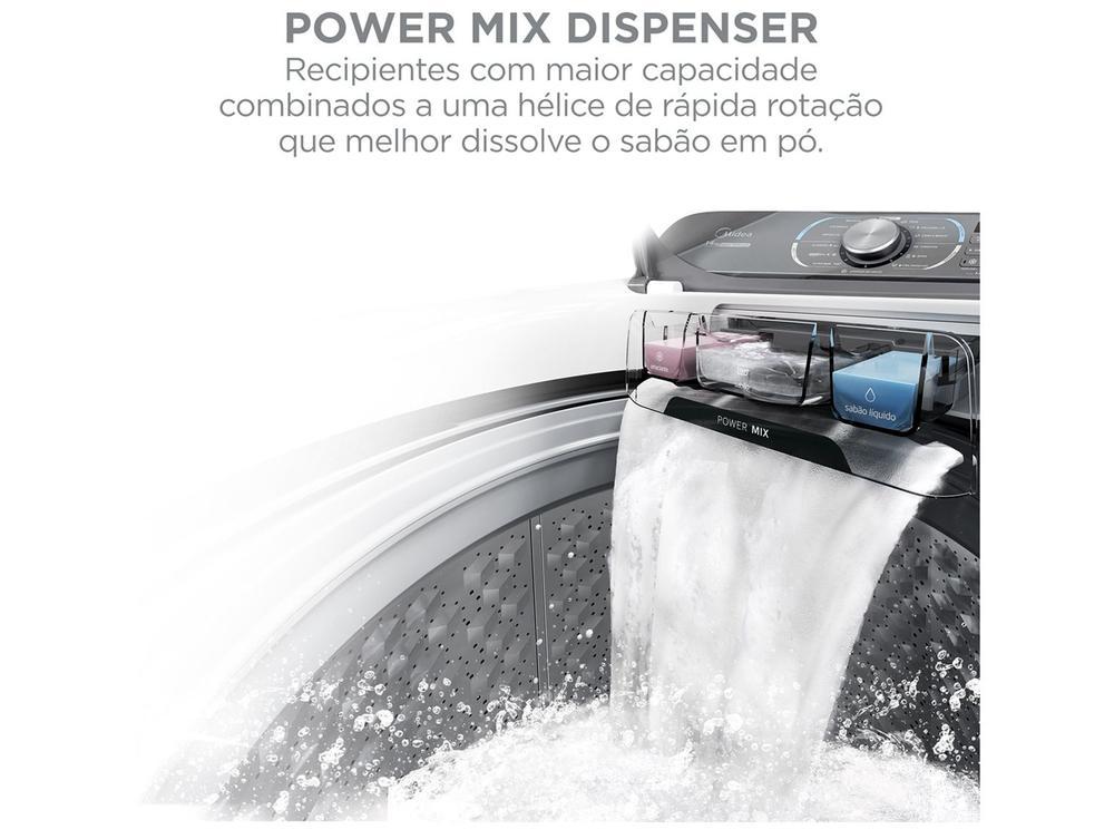Lavadora de Roupas Midea 14kg Cesto Inox 13 Programas de Lavagem Branca MA512W140/WK-05 - 3
