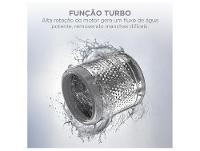 Lava e Seca Midea Slim 11kg HealthGuard Smart Inverter Água Fria e Quente Titanium MF201D110WBGK02