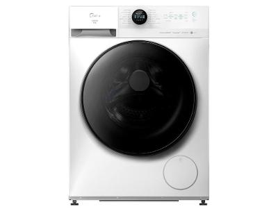 Lavadora de Roupas Midea Slim 11kg HealthGuard Smart Inverter Água Fria e Quente Branco MF201W110WB/WK-01
