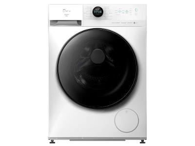 Lavadora de Roupas Midea Slim 11kg HealthGuard Smart Inverter Água Fria e Quente Branco MF201W110WB/WK-01