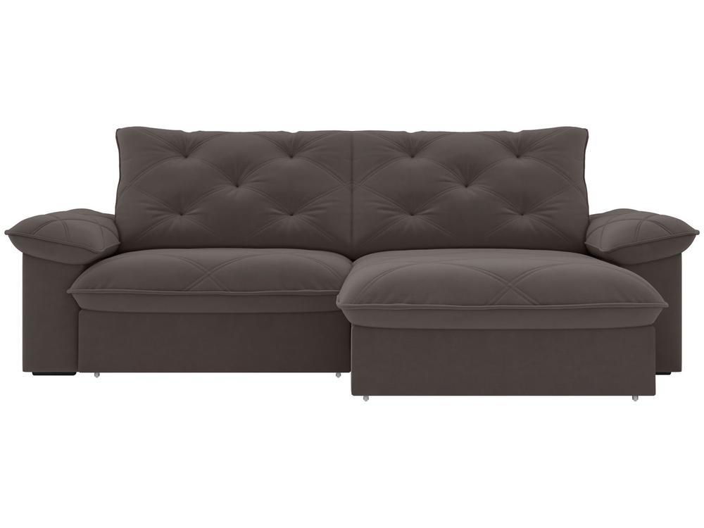 Sofá 4 Lugares Retrátil Reclinável Slim Amsterda Besthouse - 5