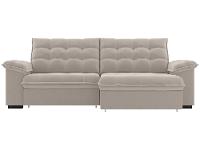 Sofá 3 Lugares Retrátil Reclinável Veludo Vancouver Besthouse