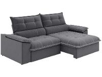 Sofá 4 Lugares Retrátil Reclinável Slim Venetto Besthouse - 5