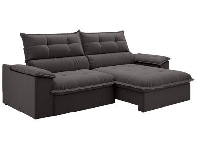 Sofá 4 Lugares Retrátil Reclinável Slim Venetto Besthouse
