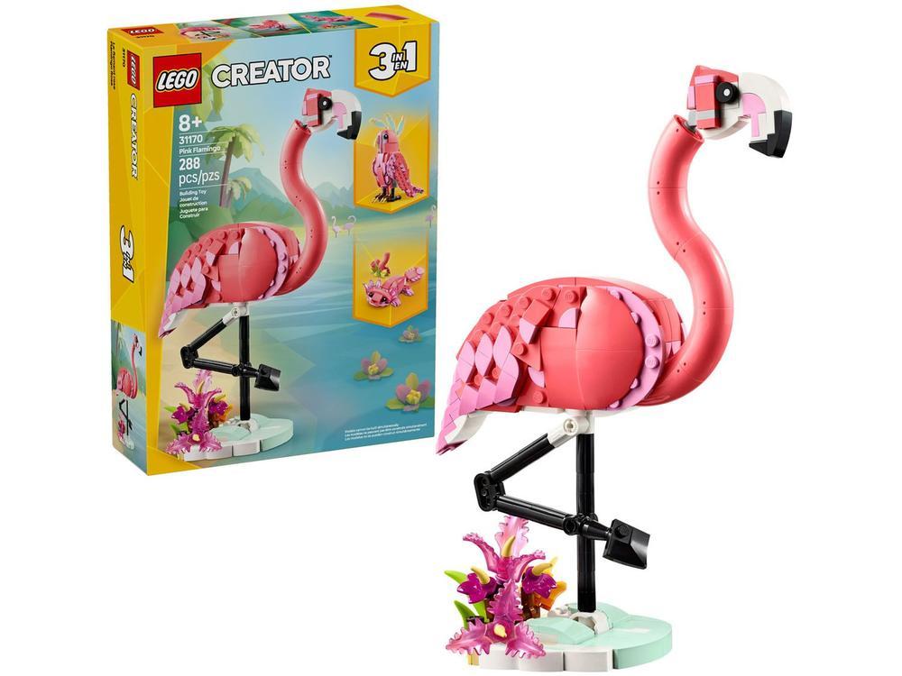 LEGO Creator Animais Selvagens Flamingo Rosa  - 1