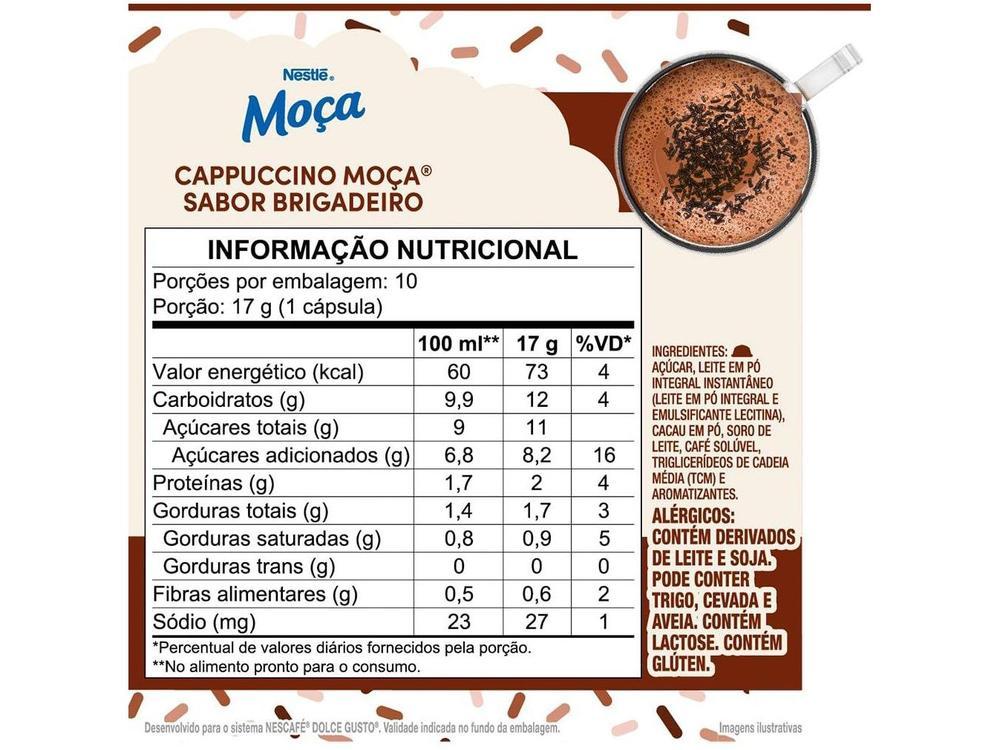 Cápsula de Café Brigadeiro Nescafé Lungo Dolce Gusto Moça 10 Cápsulas - 3
