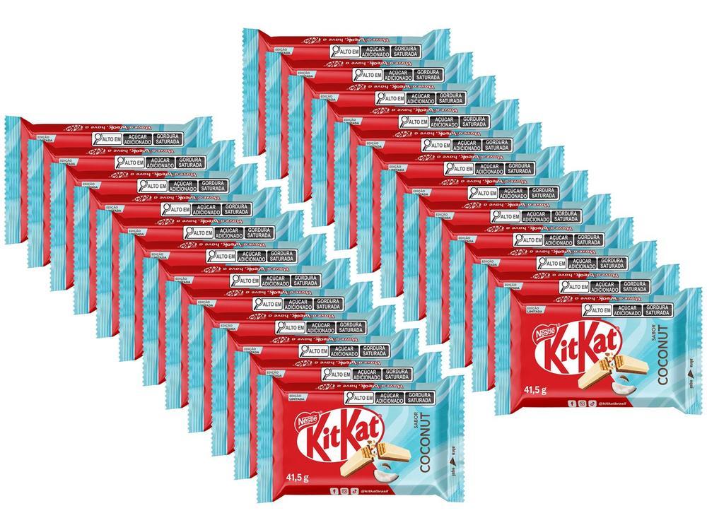 Barra de Chocolate Kit Kat Coconut Integral 41,5g 1 Display com 24 Barras Nestlé - 1