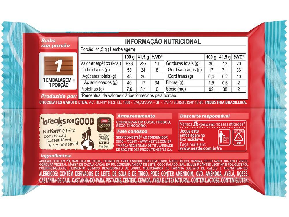 Barra de Chocolate Kit Kat Coconut Integral 41,5g 1 Display com 24 Barras Nestlé - 4
