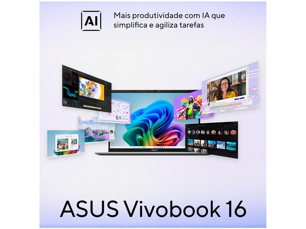 Notebook ASUS Vivobook 16 Snapdragon X - 1TB SSD 16GB RAM 16" Windows 11 X1607QA-MB091W - 4