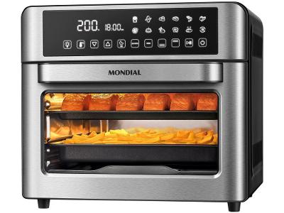 Air Fryer Mondial AFO-25L-BI Preto e Inox com Timer 25L