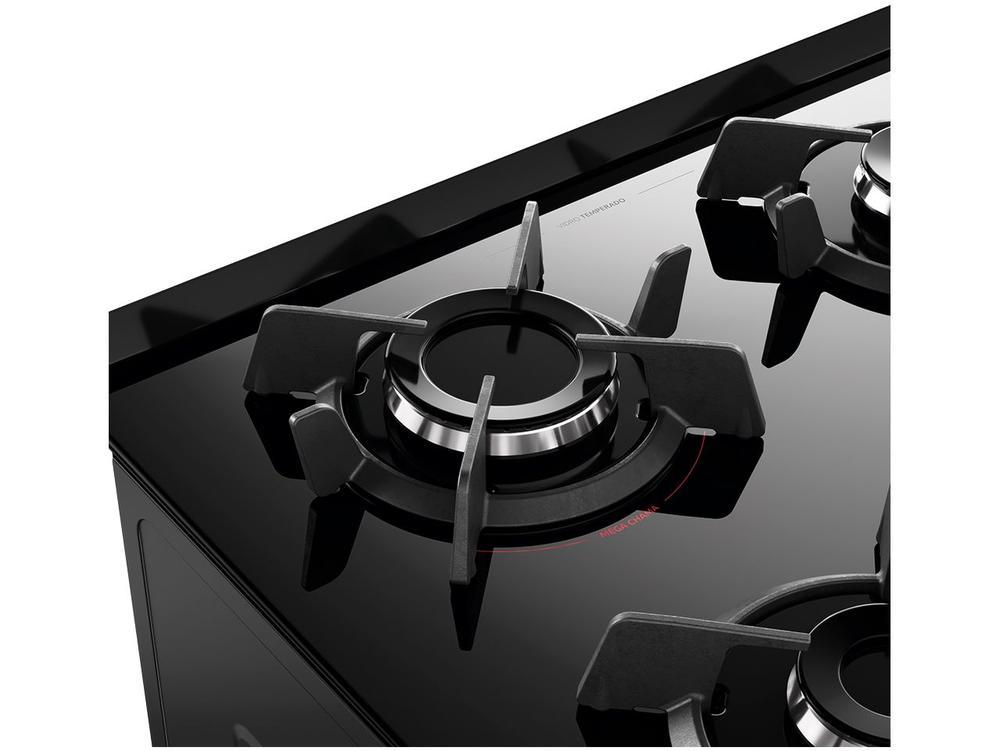 Fogão 4 Bocas Dako Preto Supreme Glass - 7