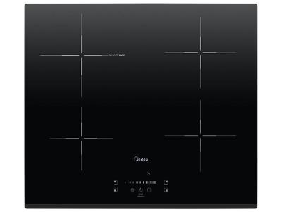 Cooktop 4 Bocas Elétrico Midea Touch Digital Preto Acendimento Automático CYC40P2