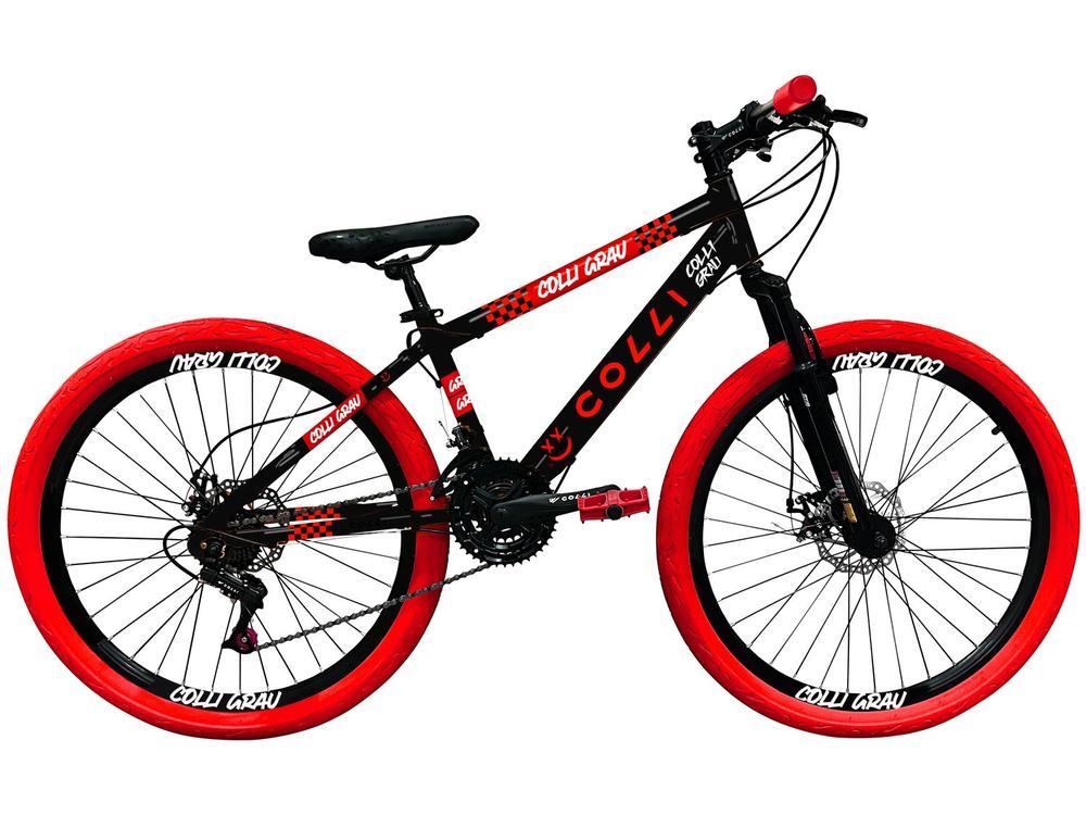 Bicicleta Aro 26" Colli Grau Freio a Disco 21 Marchas - 1
