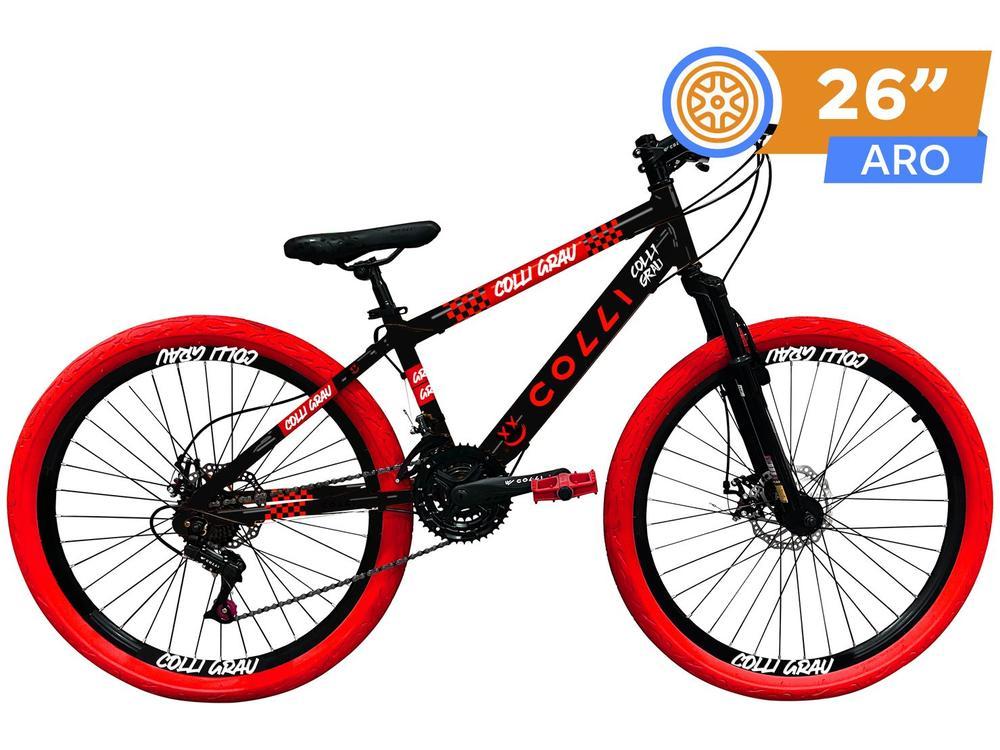 Bicicleta Aro 26" Colli Grau Freio a Disco 21 Marchas - 2