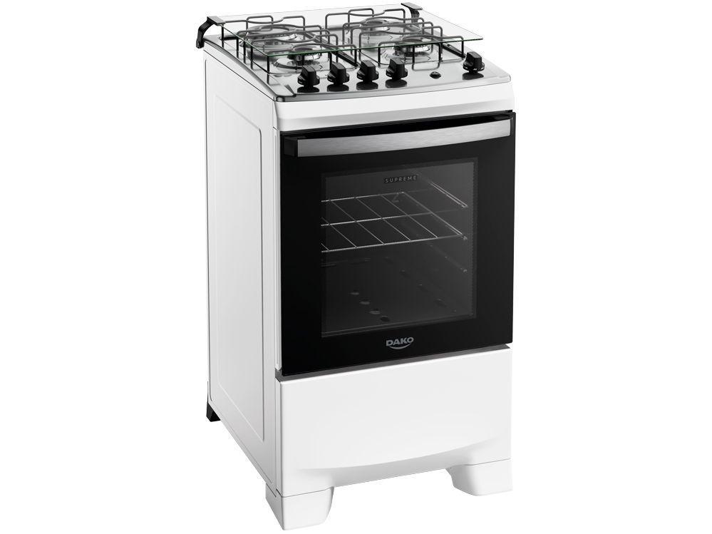 Fogão 4 Bocas Dako Branco Supreme - 3
