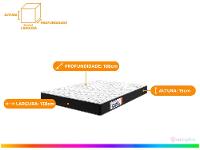 Colchão Casal Plumatex de Espuma D33 15x138x188cm Plumaspuma - 3