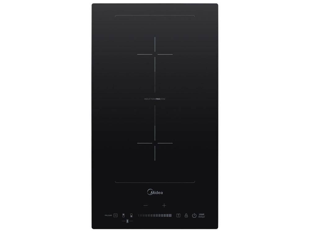 Cooktop 2 Bocas Elétrico Midea Touch Digital Preto Acendimento Automático CFBD22 - 1