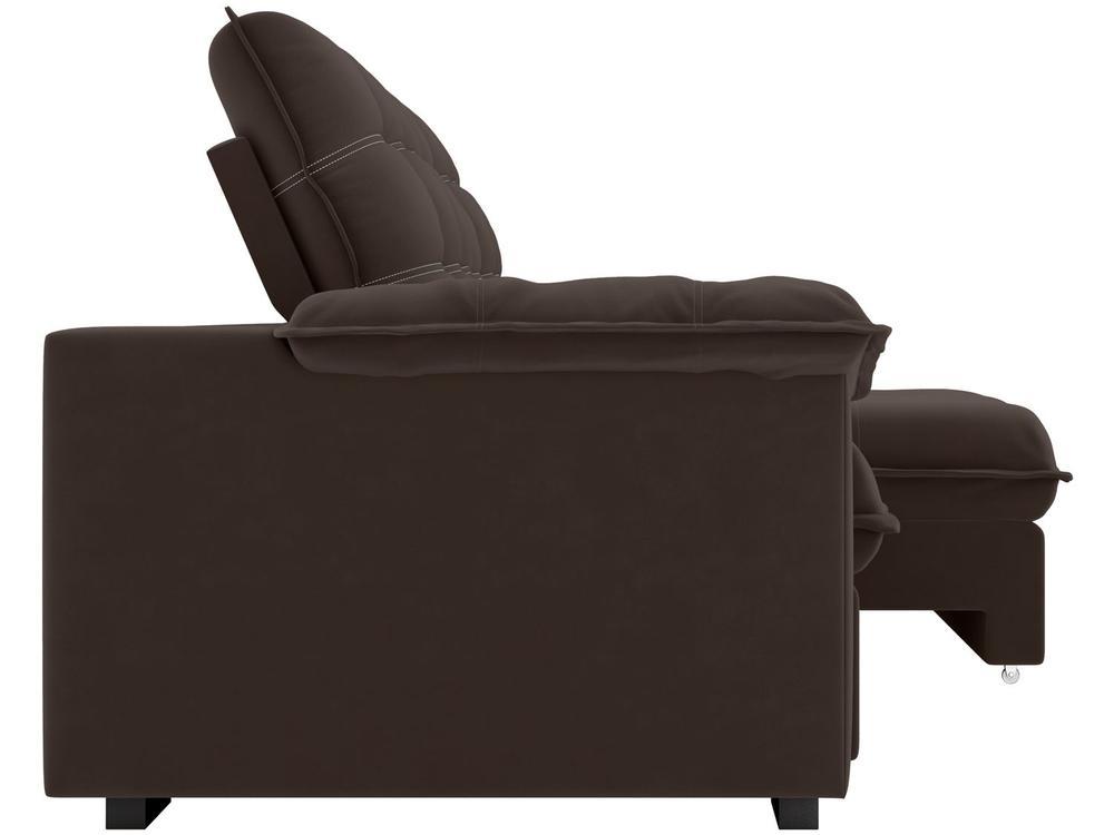 Sofá 4 Lugares Retrátil Reclinável Veludo Vancouver Besthouse - 8