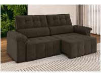 Sofá 3 Lugares Retrátil Reclinável Veludo Santorini Besthouse - 1