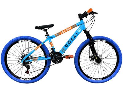 Bicicleta Aro 26" Colli Grau Freio a Disco 21 Marchas