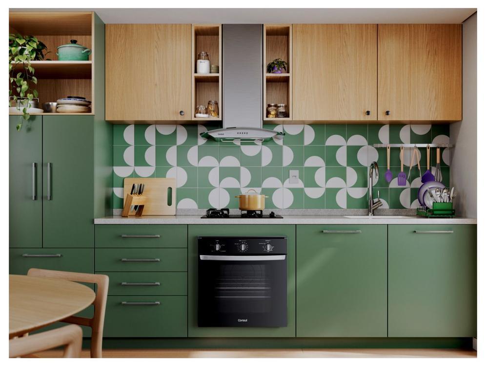 Forno Elétrico de Embutir Consul Multifuncional 84L Preto COB84BE - 2