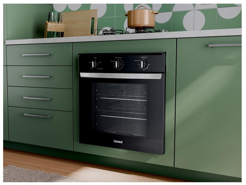 Forno Elétrico de Embutir Consul Multifuncional 84L Preto COB84BE - 3