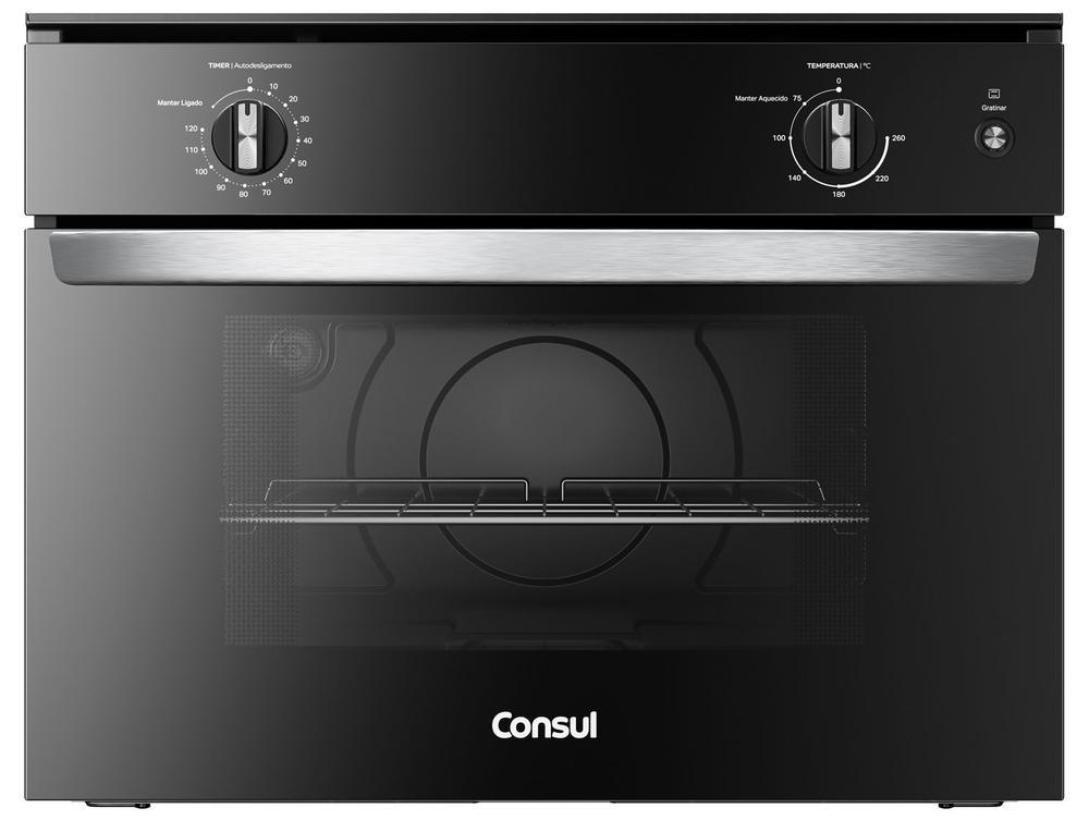 Forno Elétrico de Embutir Consul Multifuncional Grill 47L Preto COB47BE - 1