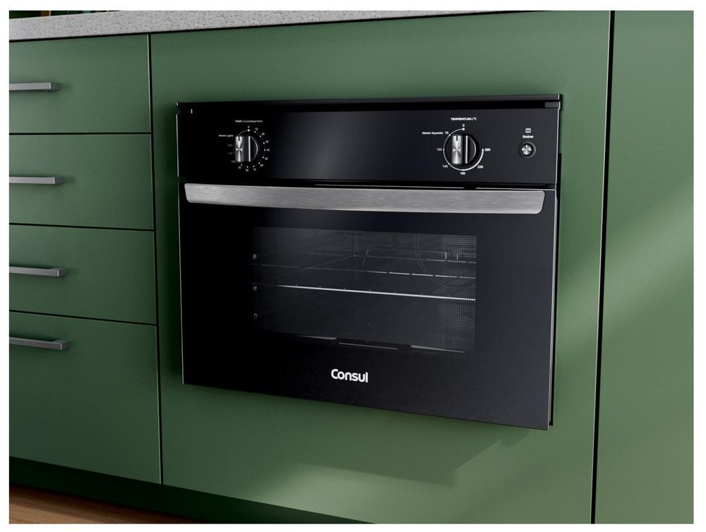 Forno Elétrico de Embutir Consul Multifuncional Grill 47L Preto COB47BE - 4