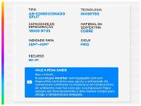 Ar-condicionado Split 18.000 BTUs Philco Inverter Frio Hi Wall PAC18FC INT - 3