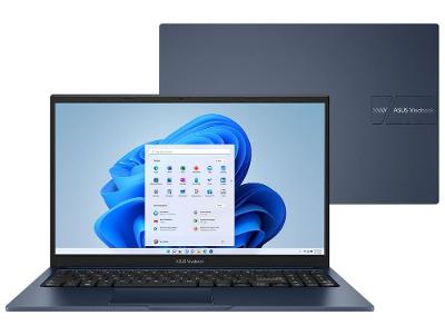 Notebook Asus Vivobook Core i5 1334U 8GB 256GB SSD 15.6'' Windows 11 Intel Iris Xe X1504VA-NJ1737W