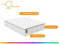 Colchão Casal Prorelax de Molas Ensacadas 32x138x188cm Milão - 3