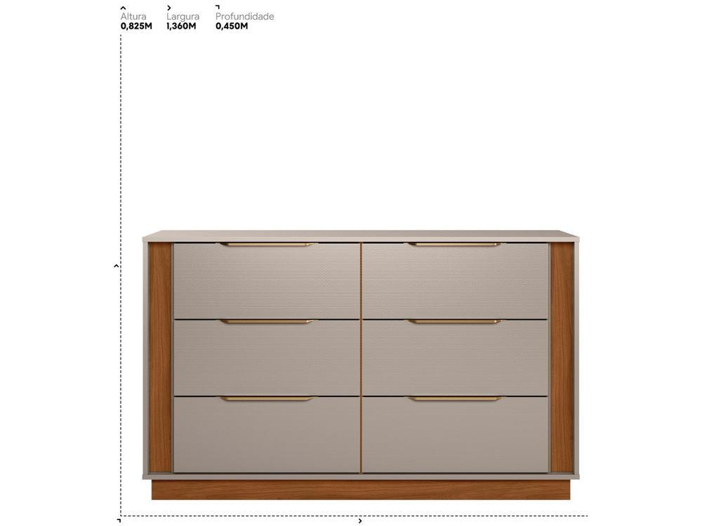 Cômoda 6 Gavetas Demóbile Giardino - 2